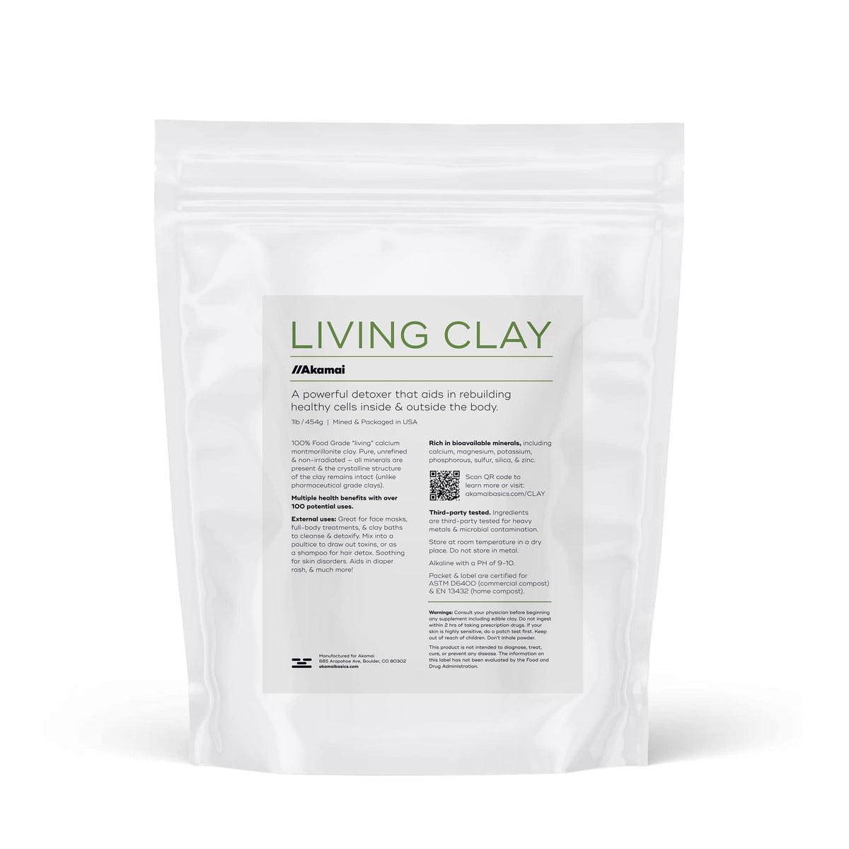 LIVING CLAY Skin Care Akamai 