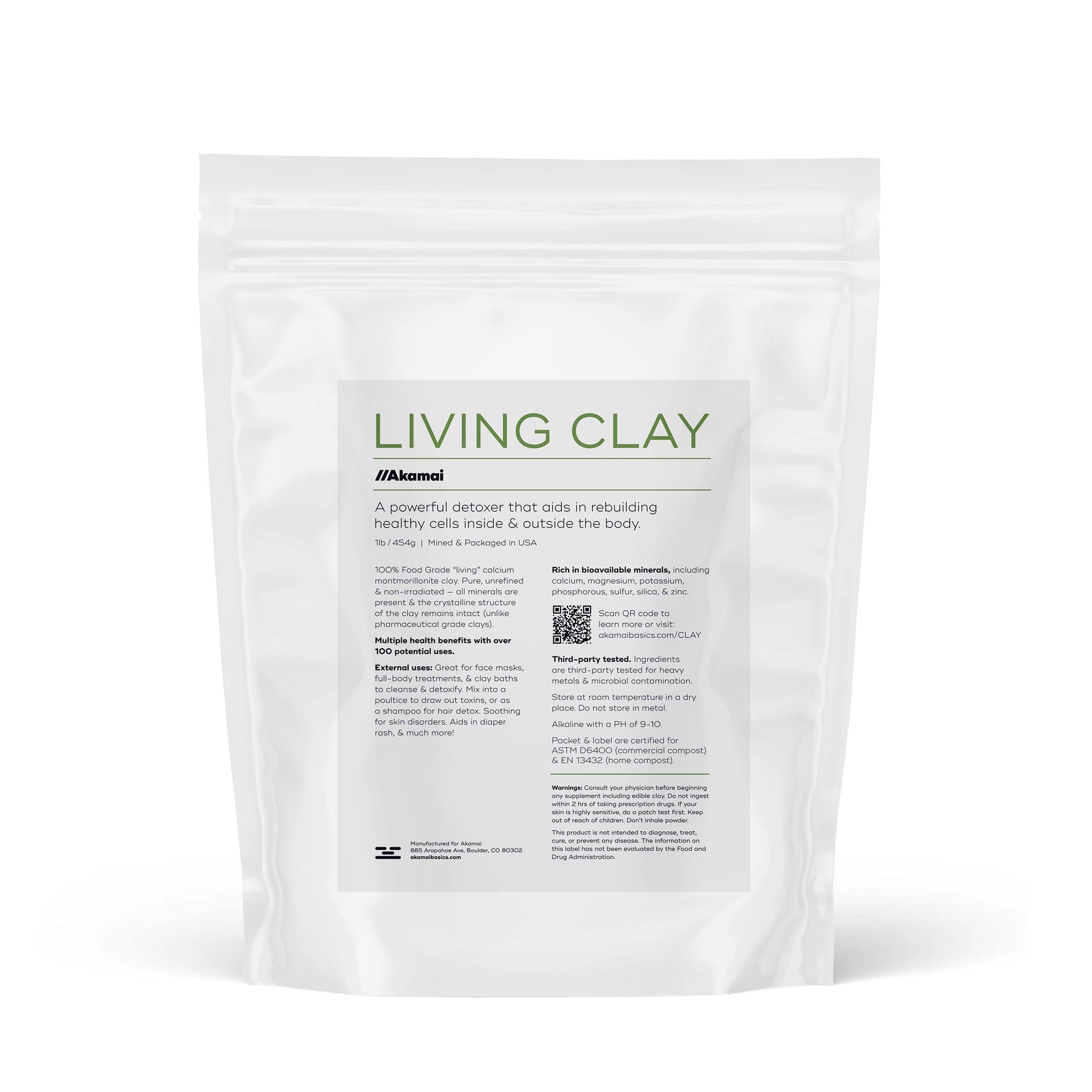 LIVING CLAY Skin Care Akamai 