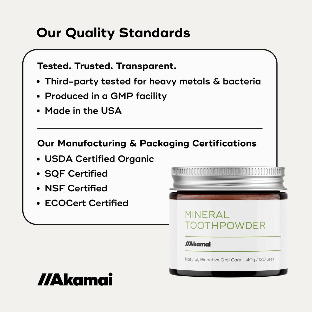 ORAL CARE ESSENTIALS KIT Kit Akamai 