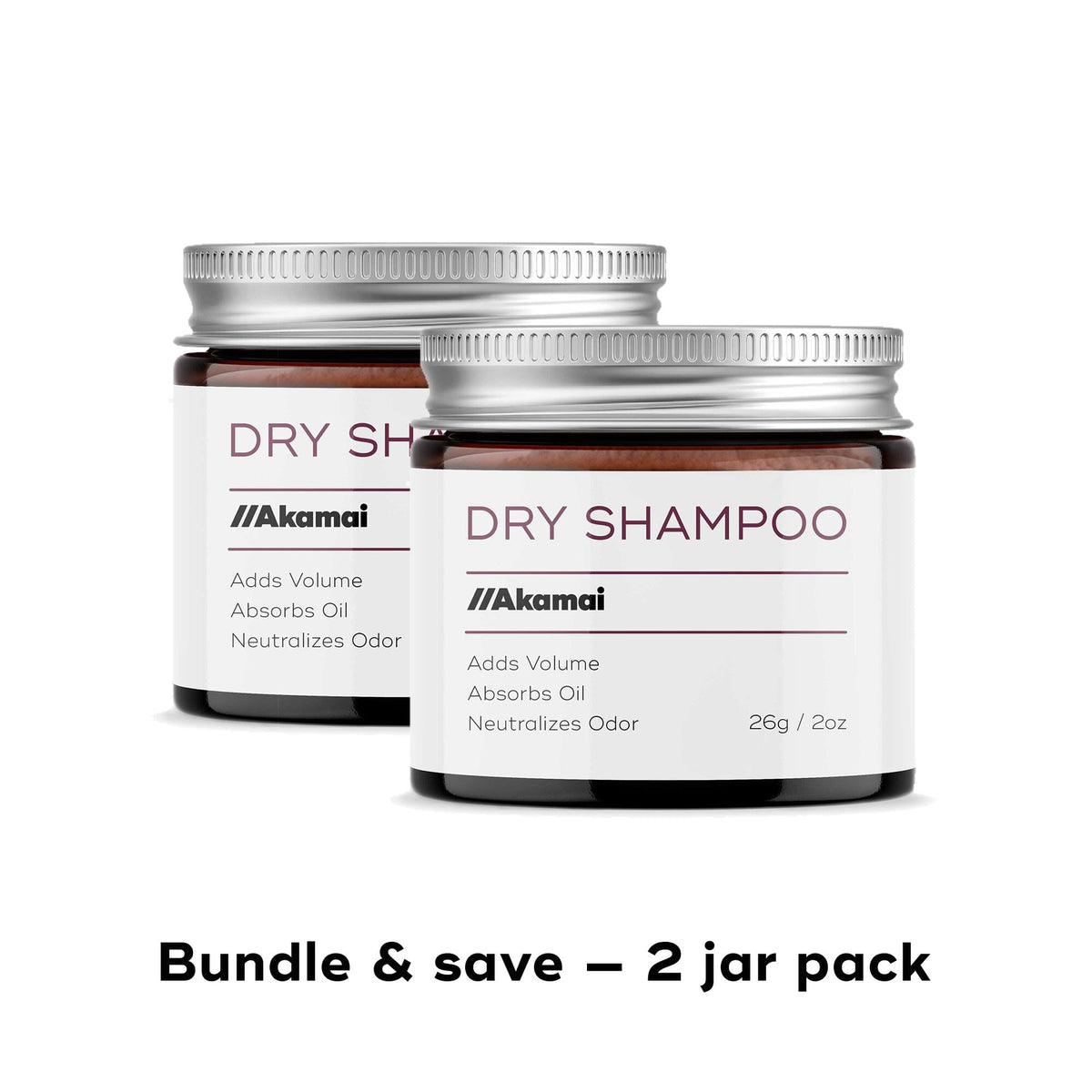 DRY SHAMPOO Body Care Akamai Dry Shampoo | 2 Jars - $35 (save $5) 