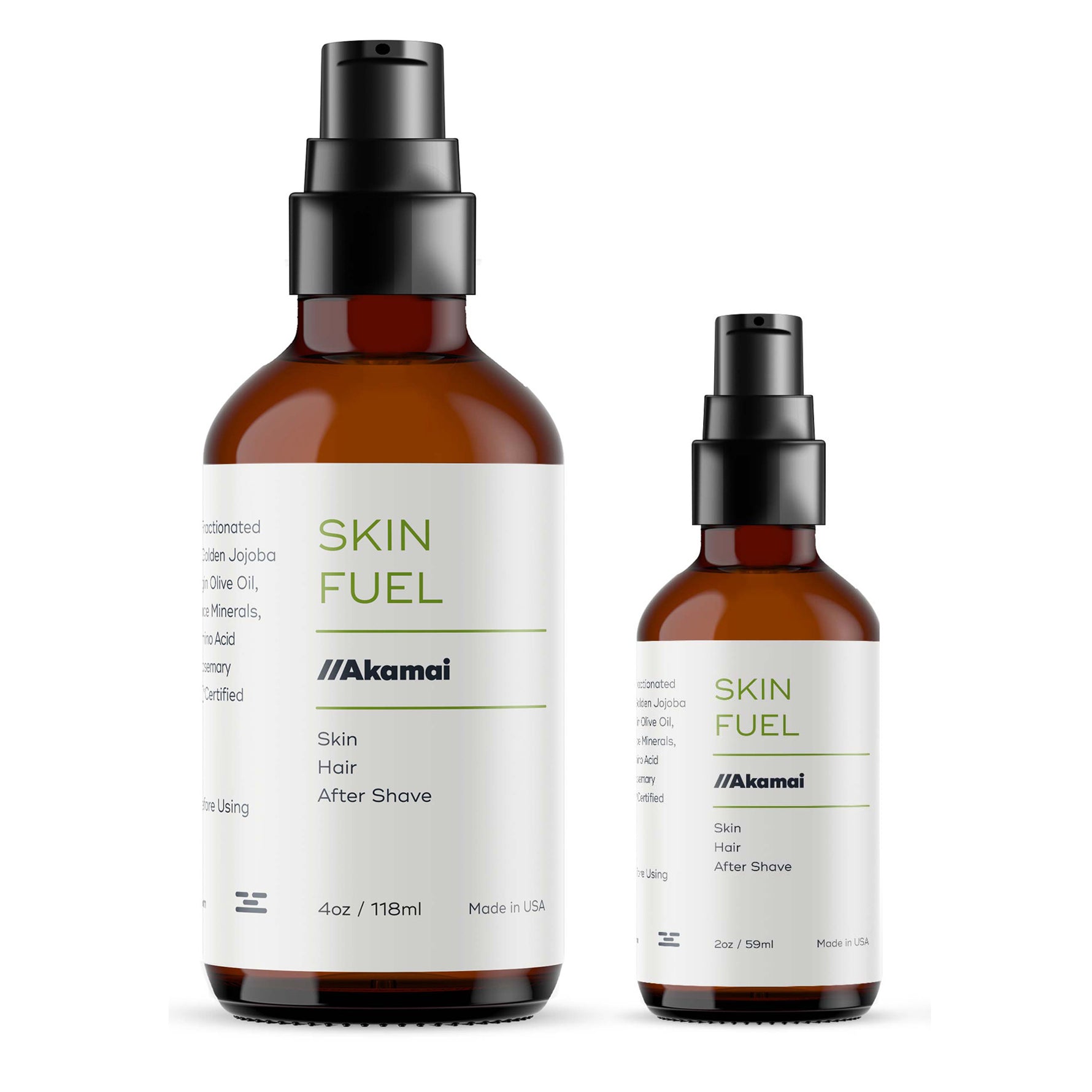 Set of one 2oz and one 4oz Skin Fuel 