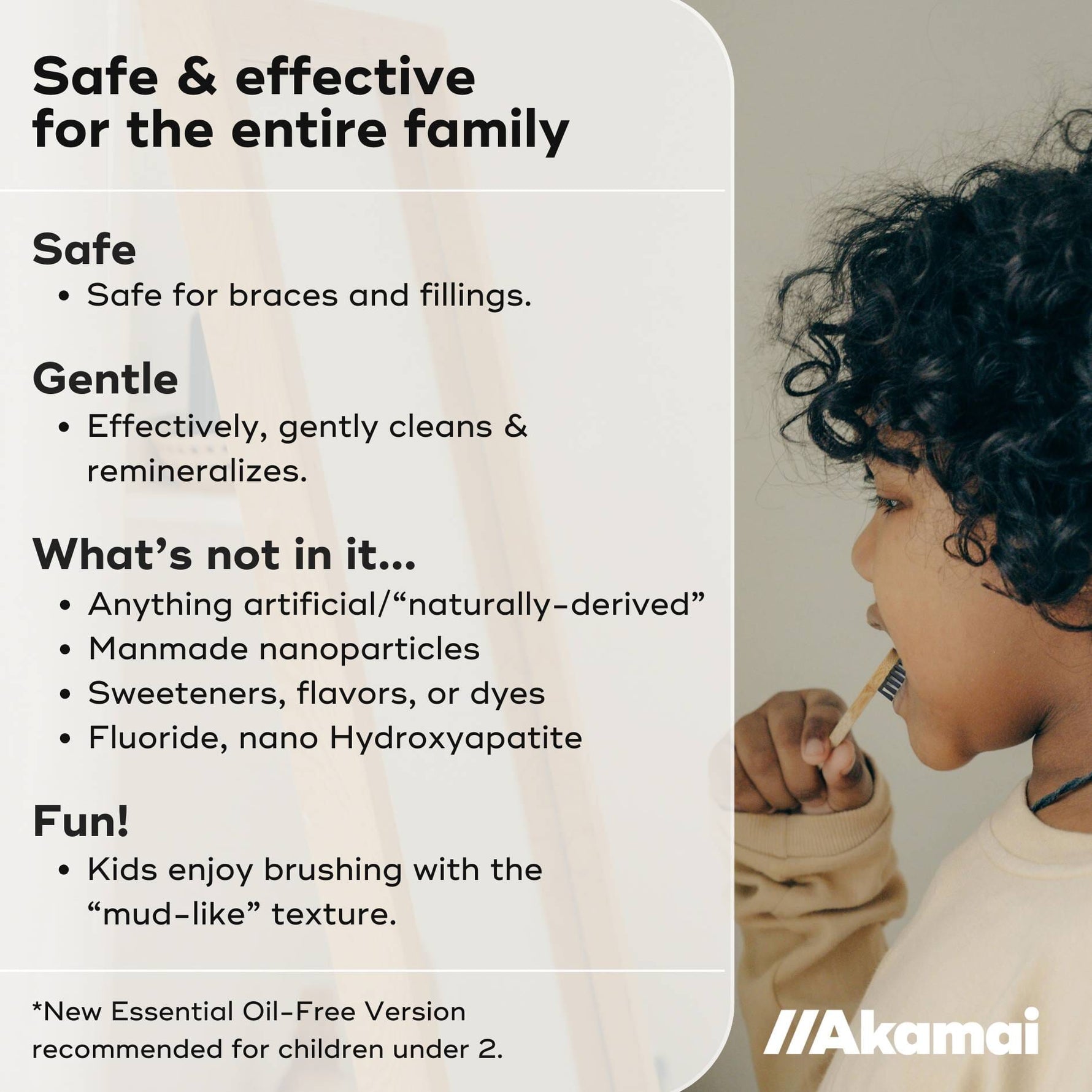 MINERAL TOOTHPOWDER REFILLS Oral Care Akamai 