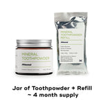 MINERAL TOOTHPOWDER REFILLS Oral Care Akamai Starter Set (save $3) 