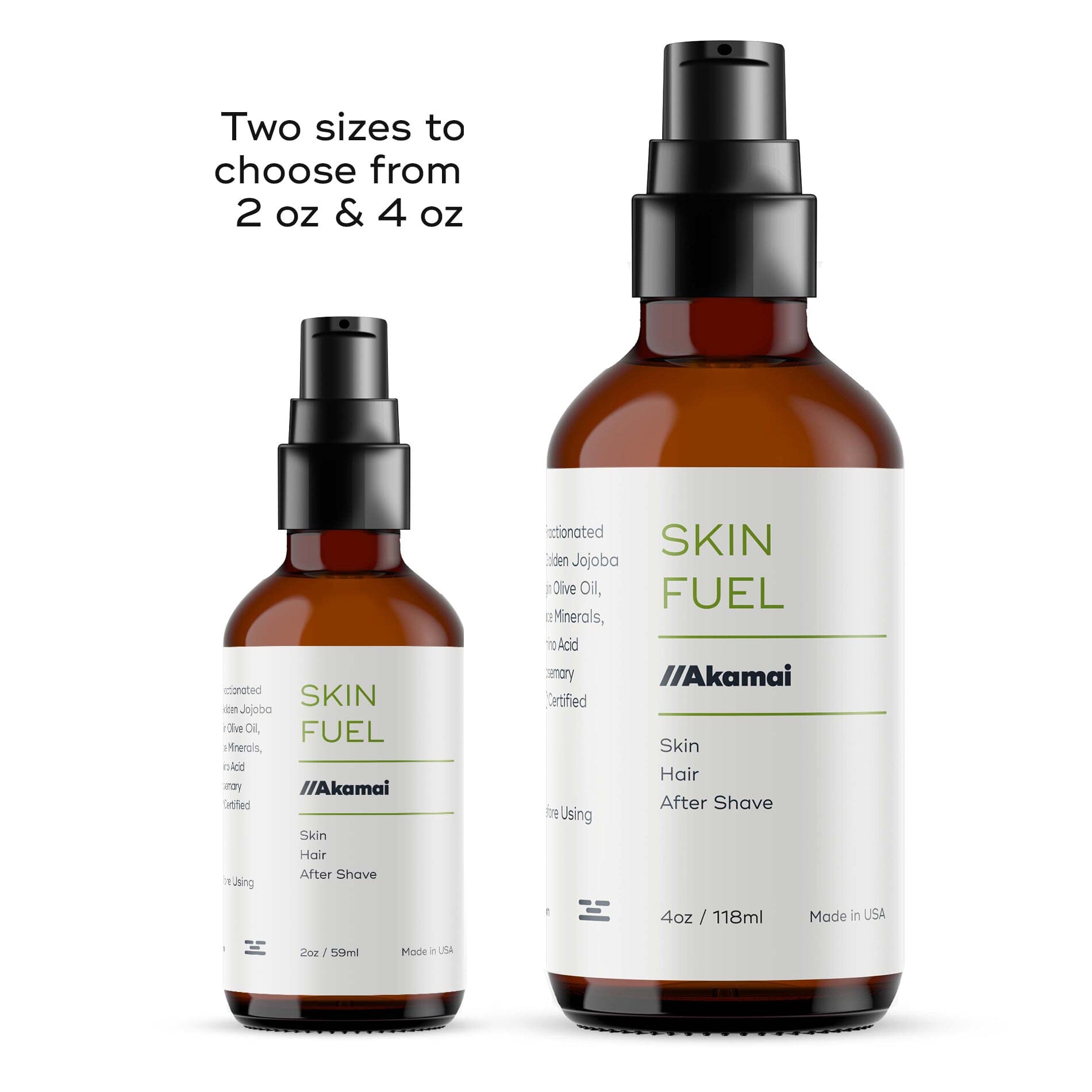 Akamai SKIN FUEL, multipurpose oil, face, body, after shave, beard oil