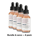 ANCIENT MINERAL DROPS Supplement Akamai 4 Bottles 