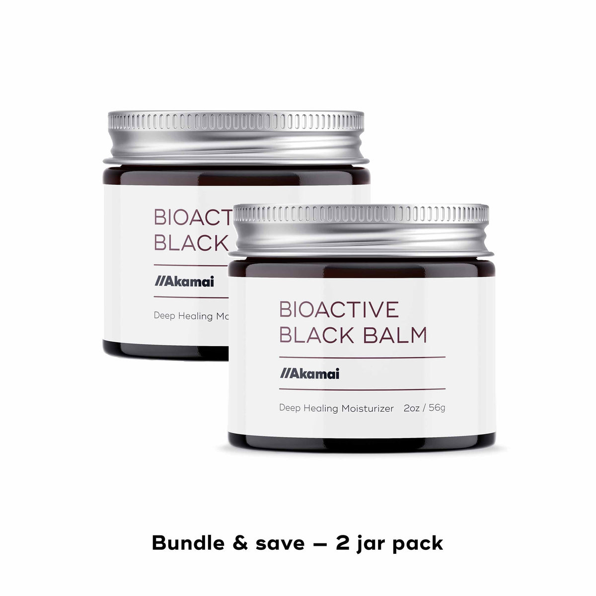 BIOACTIVE BLACK BALM Skin Care Akamai Black Balm | 2 Jars - $58 (save $6) 