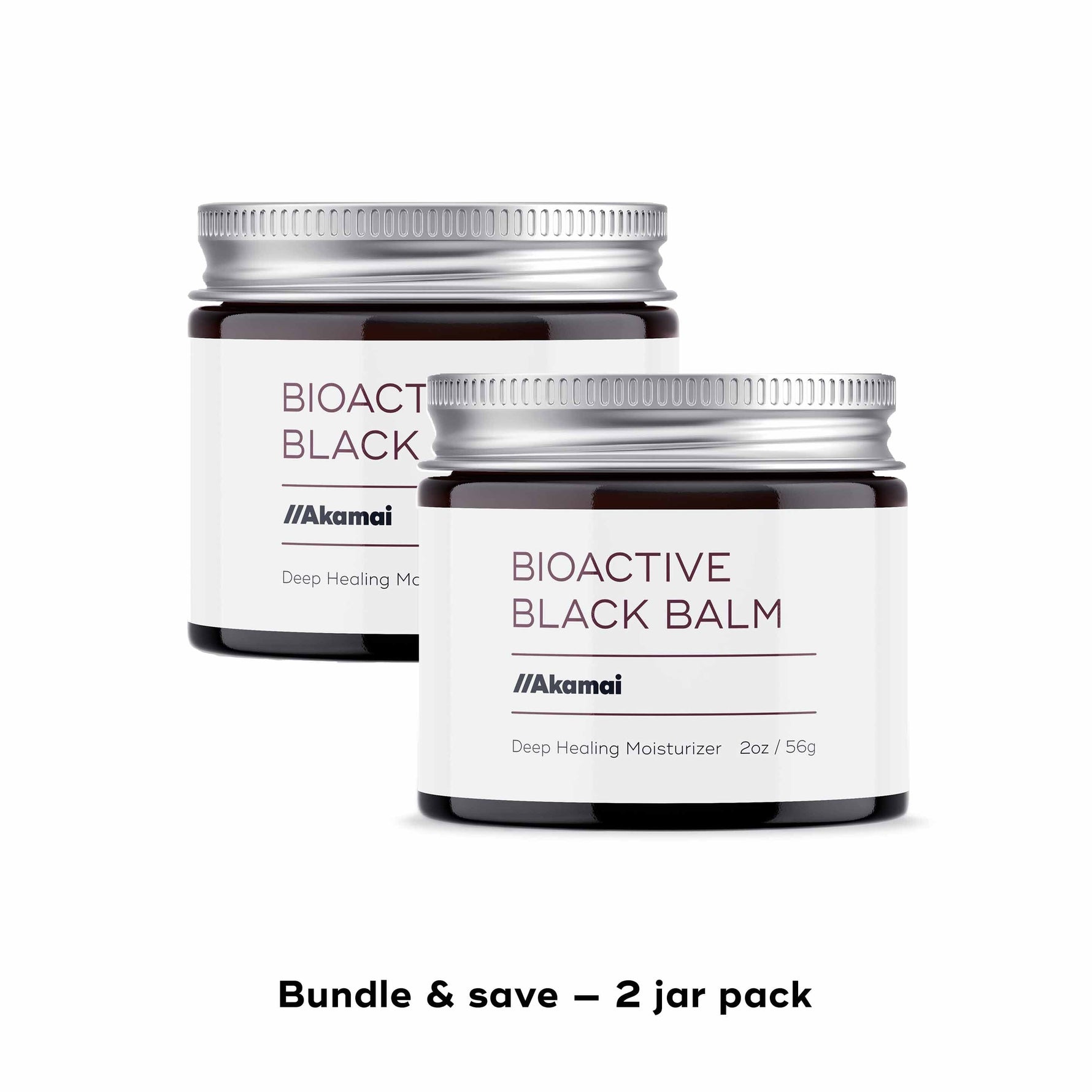 BIOACTIVE BLACK BALM Skin Care Akamai Black Balm | 2 Jars - $58 (save $6) 
