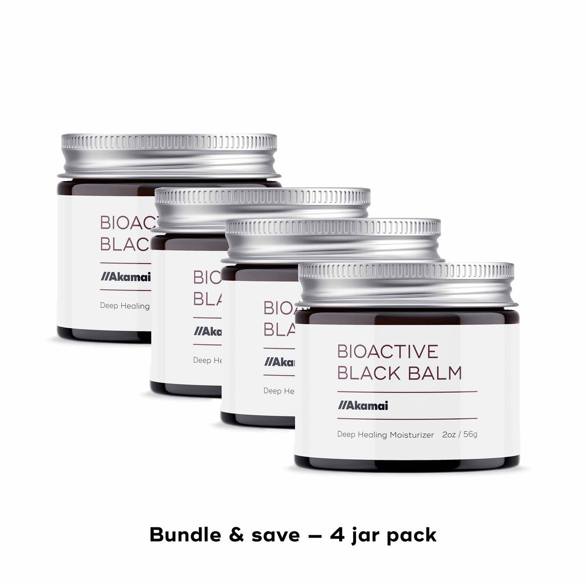 BIOACTIVE BLACK BALM Skin Care Akamai Black Balm | 4 Jars - $112 (save $16) 