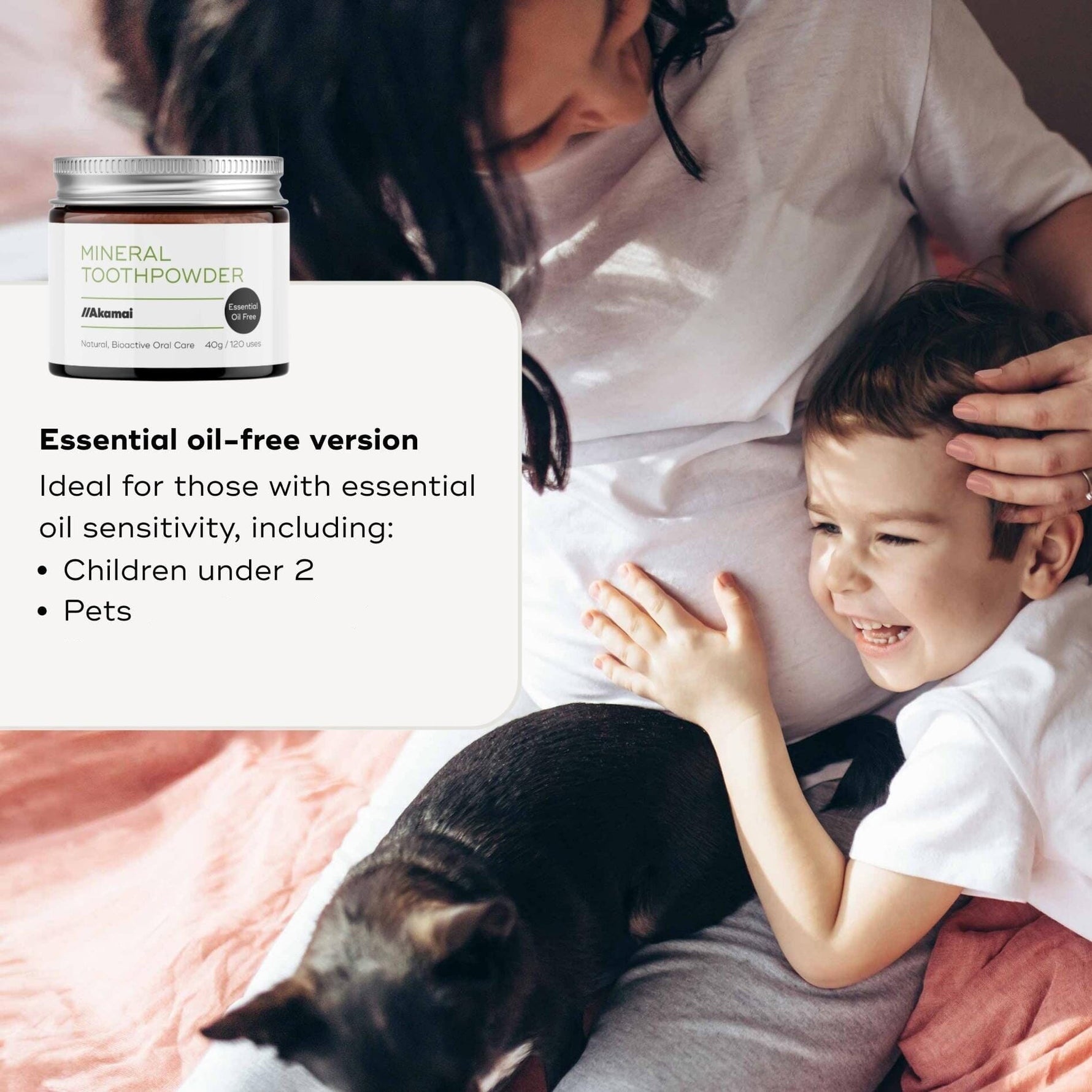 ESSENTIAL OIL-FREE MINERAL TOOTHPOWDER Oral Care Akamai 