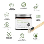 Essential Oil-Free Mineral Toothpowder Oral Care Akamai 