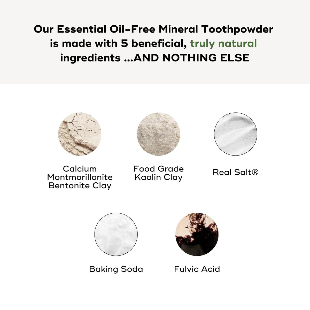 Essential Oil-Free Mineral Toothpowder Oral Care Akamai 