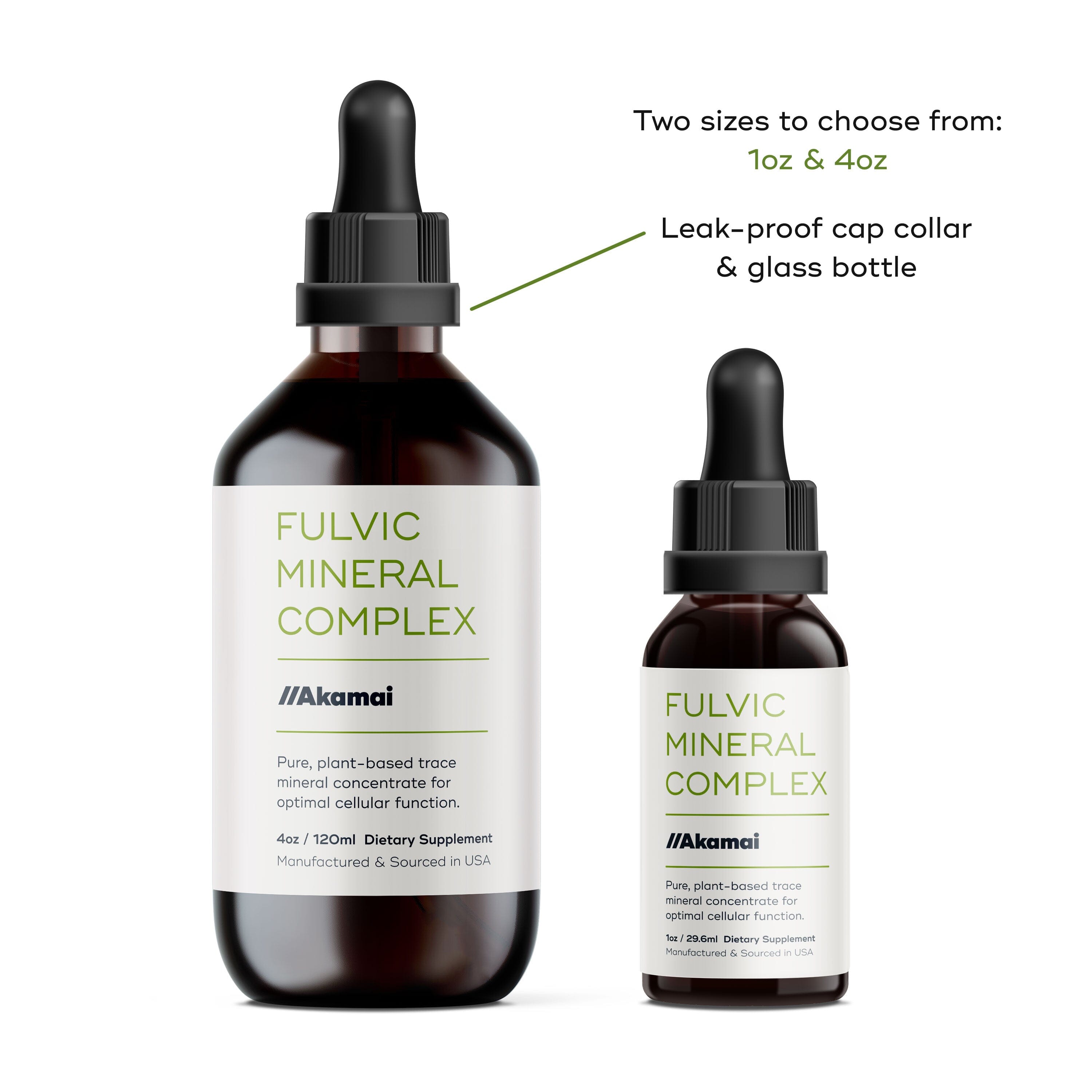 Akamai Fulvic Mineral Complex, optimize your health w/ trace minerals