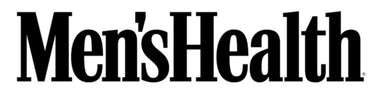 Men's Health magazine logo, focusing on men's wellness, fitness, nutrition, and healthy lifestyles.