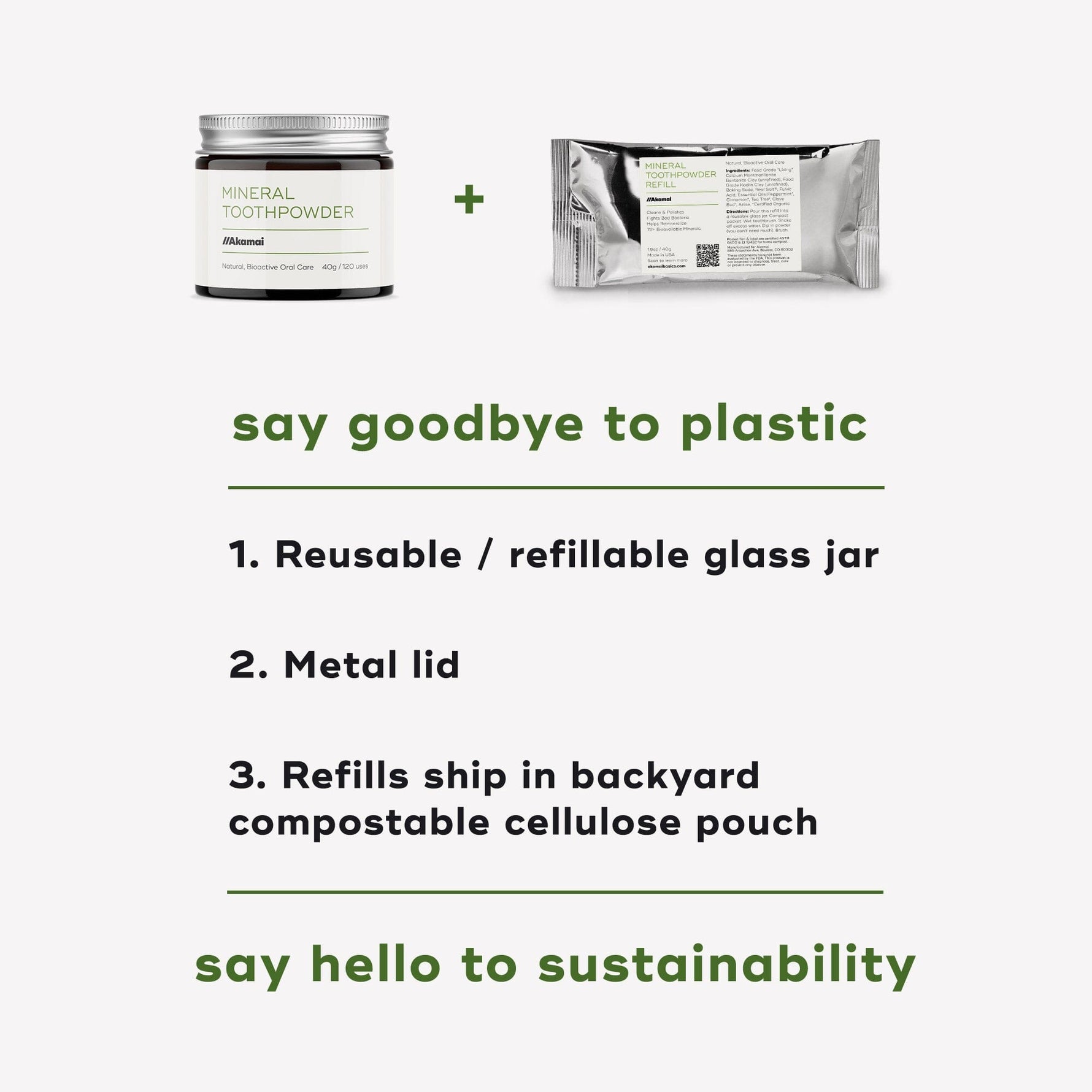 MINERAL TOOTHPOWDER Oral Care Akamai 