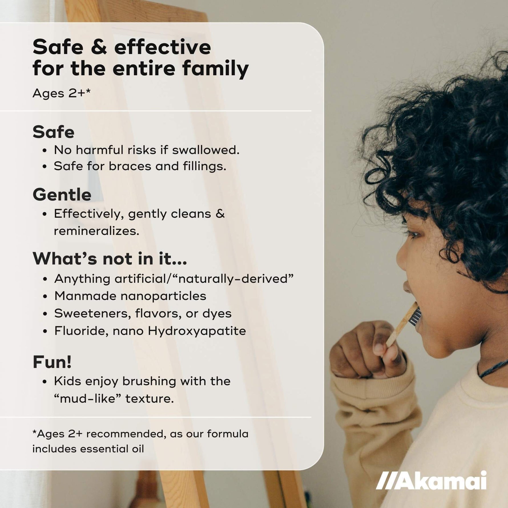 KIDS MINERAL TOOTHPOWDER Akamai 