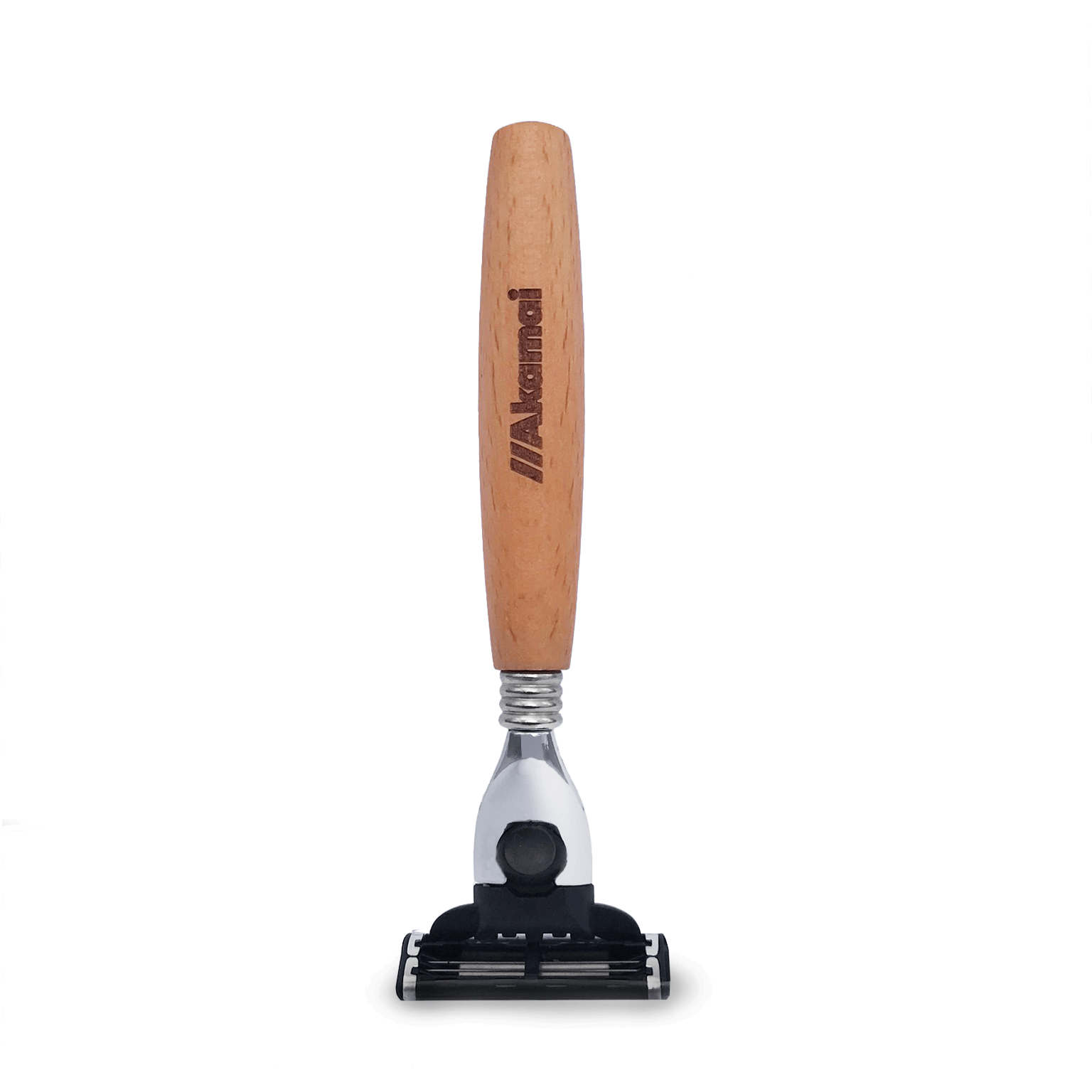 Akamai Wood Razor Handle